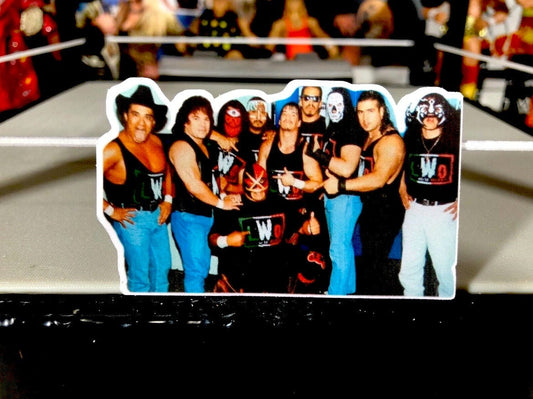 LWO Sticker 3 [Eddie Guerrero - Mexico - Latino - La Parka - Hulk Hogan - Ric Flair - Randy Savage - Rey Mysterio Jr]