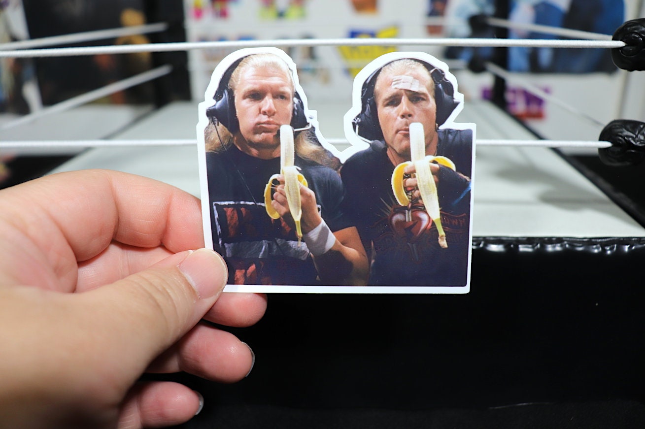 Shawn Michaels & HHH Sticker No.2