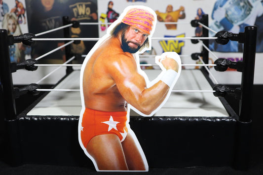 Randy Savage LARGE Sticker [Macho Man - Hulk Hogan - Ric Flair - Ultimate Warrior]