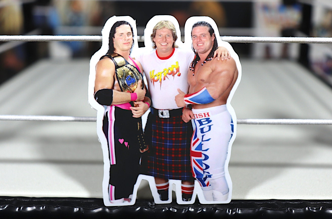 Bret Hart, Bulldog & Piper Sticker