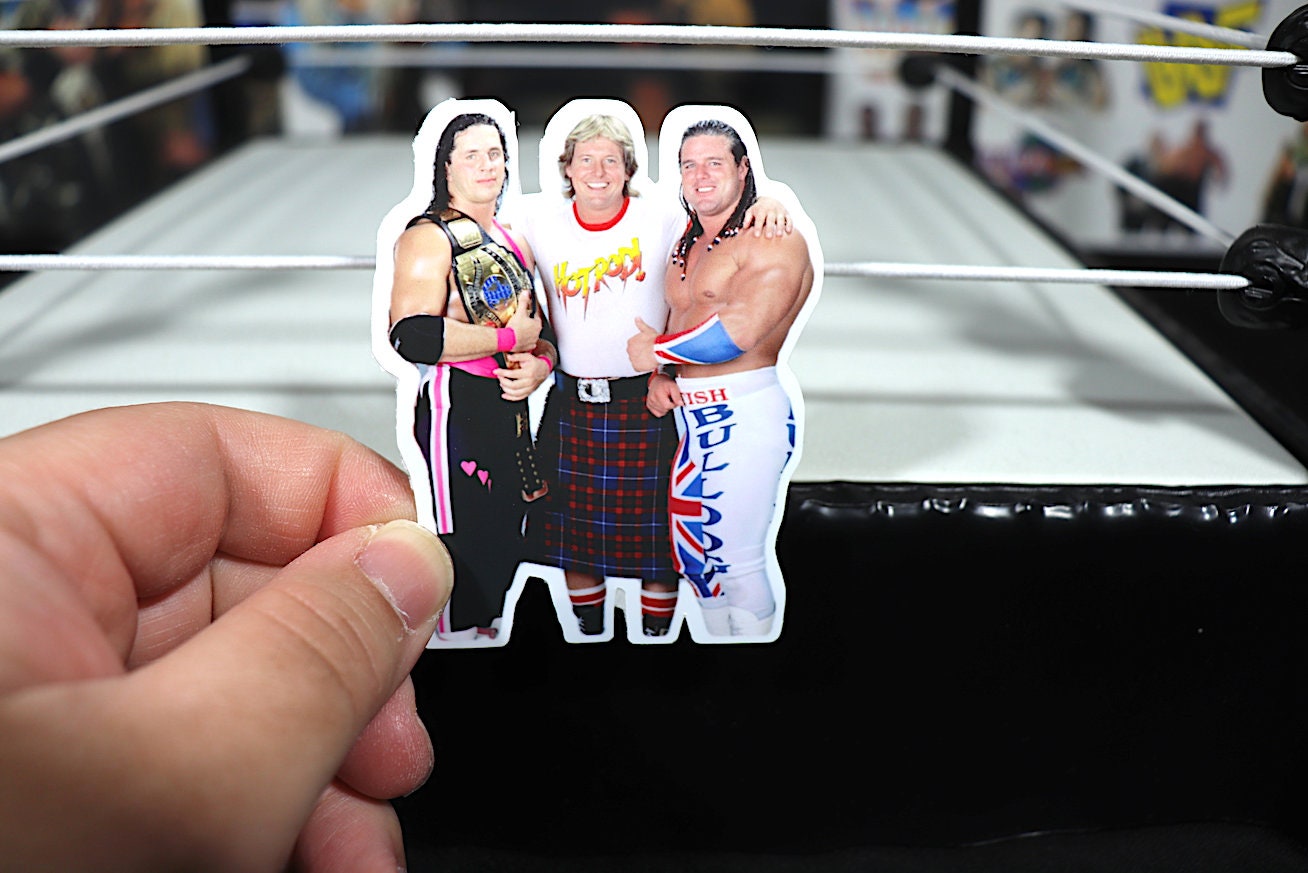 Bret Hart, Bulldog & Piper Sticker