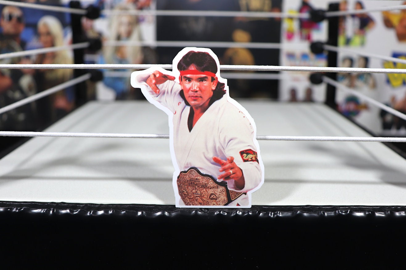 Ricky Steamboat World Champ Sticker No.2 [Hulk Hogan - Ric Flair - Ultimate Warrior - Randy Savage]