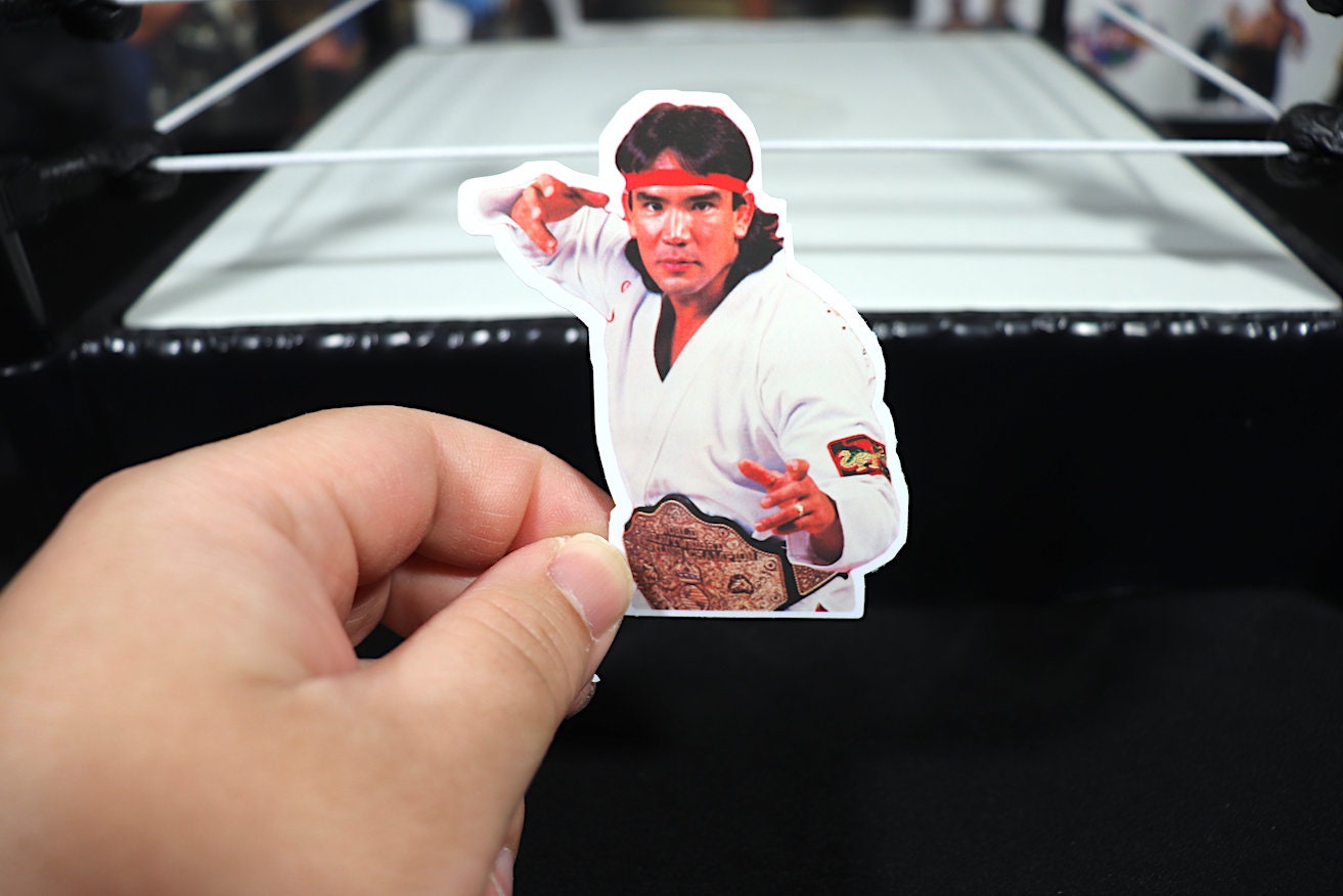 Ricky Steamboat World Champ Sticker No.2 [Hulk Hogan - Ric Flair - Ultimate Warrior - Randy Savage]