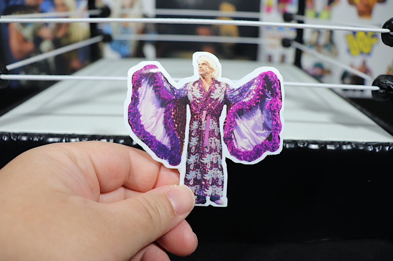 Ric Flair Robe Sticker 2 [Hulk Hogan, Ultimate Warrior, Randy Savage, Wrestling]