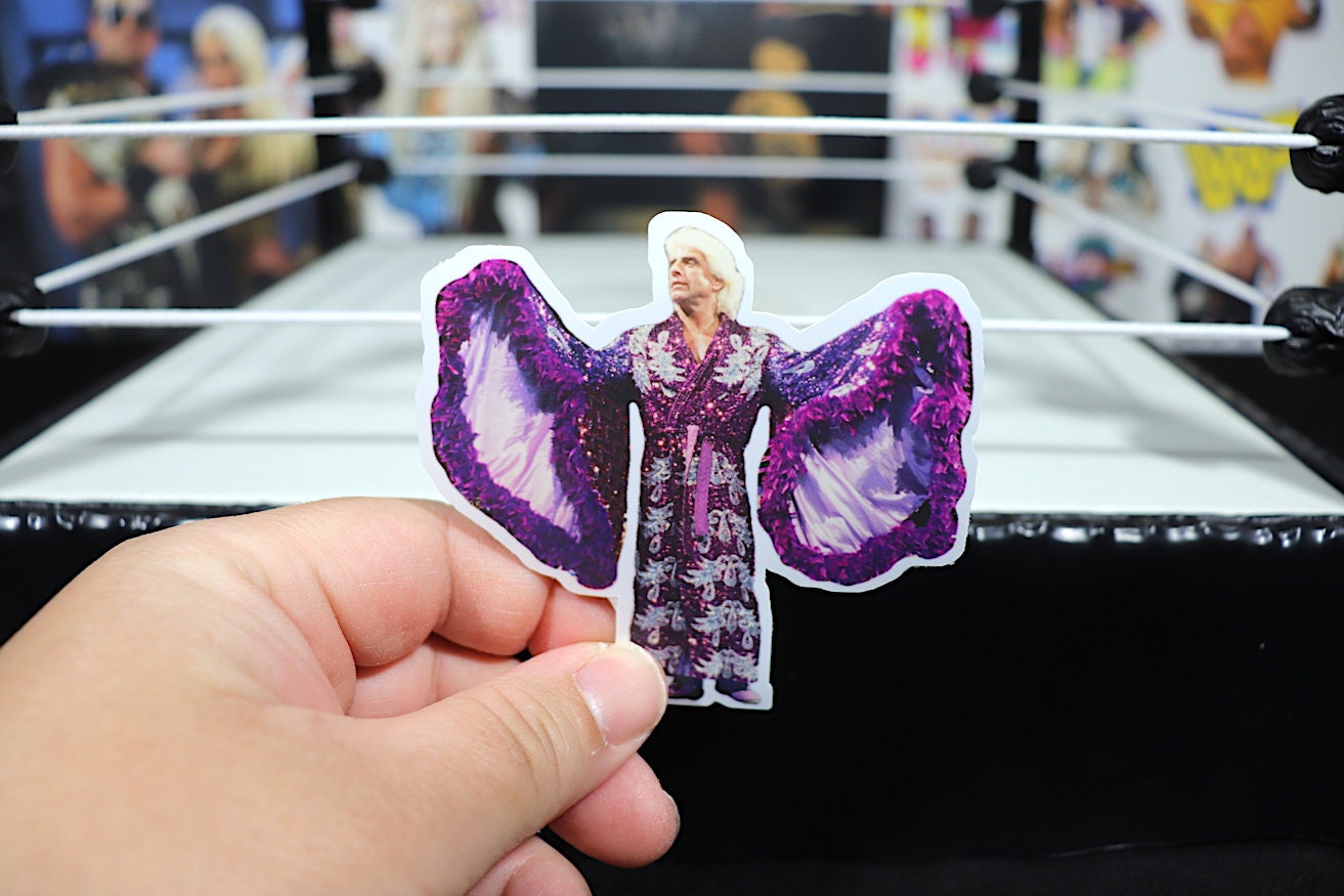 Ric Flair Robe Sticker 2 [Hulk Hogan, Ultimate Warrior, Randy Savage, Wrestling]