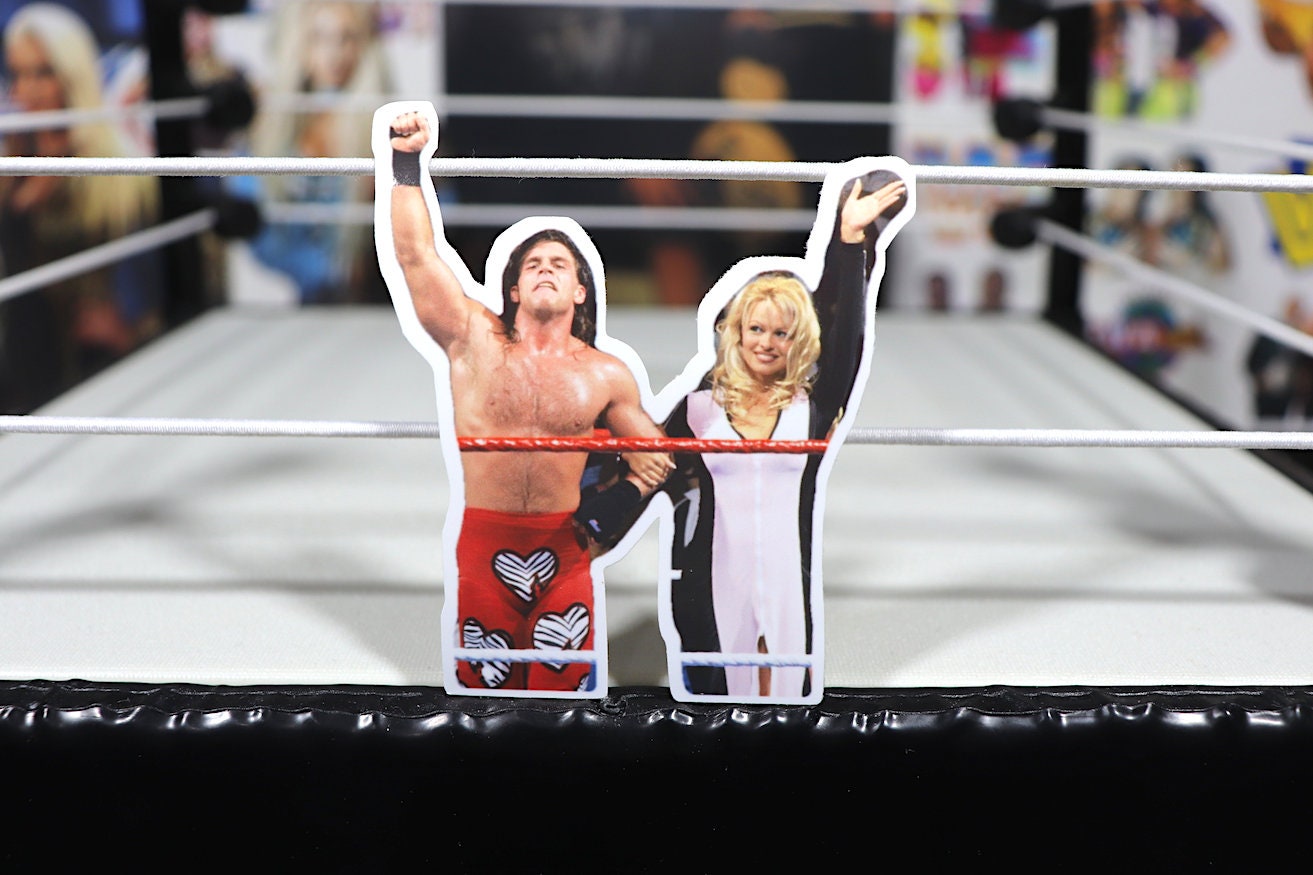 Shawn Michaels and Pam Anderson Sticker