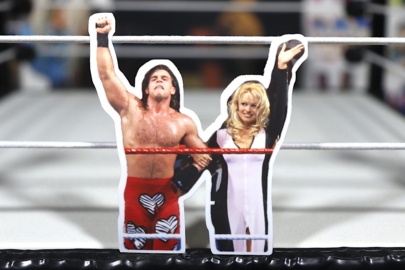 Shawn Michaels and Pam Anderson Sticker