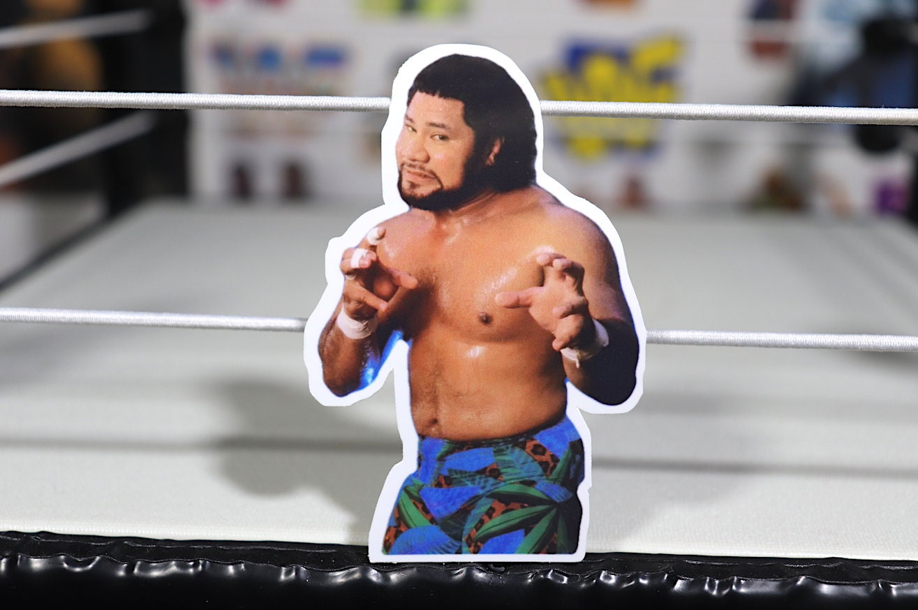 Haku Sticker No.2 [Meng - Barbarian - Ric Flair - Hulk Hogan - Randy Savage - Ultimate Warrior - Wrestling]