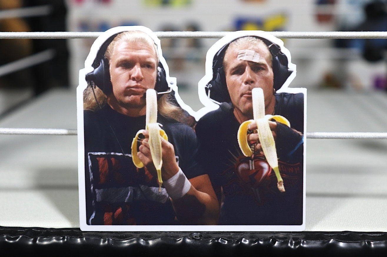 Shawn Michaels & HHH Sticker No.2