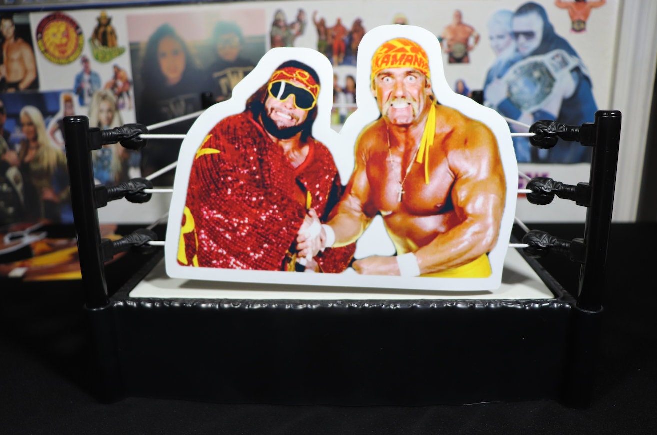 Hulk Hogan & Randy Savage LARGE Sticker