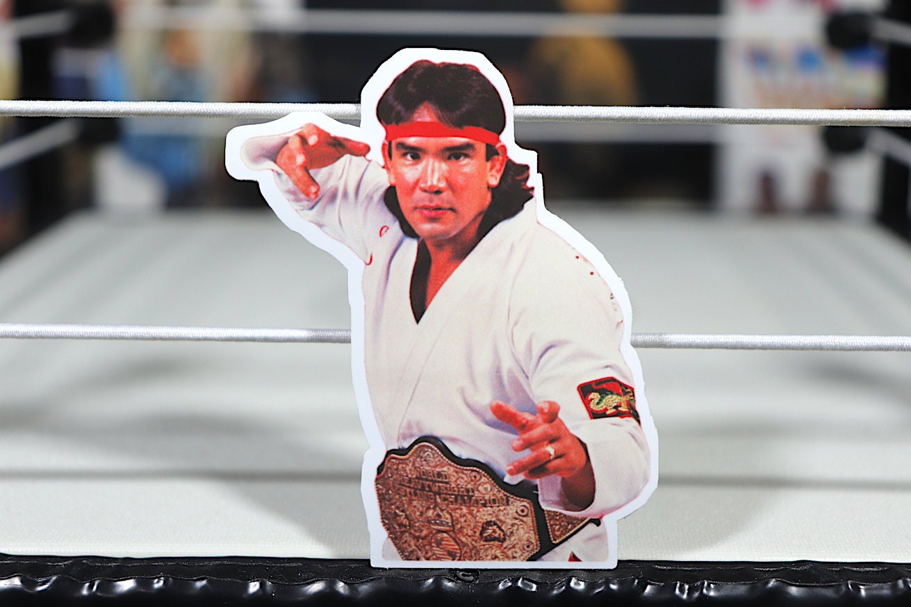 Ricky Steamboat World Champ Sticker No.2 [Hulk Hogan - Ric Flair - Ultimate Warrior - Randy Savage]