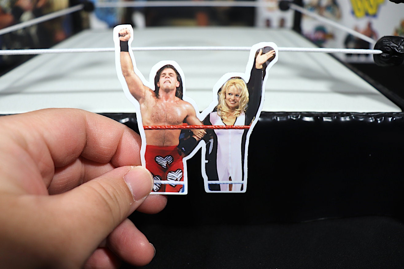 Shawn Michaels and Pam Anderson Sticker