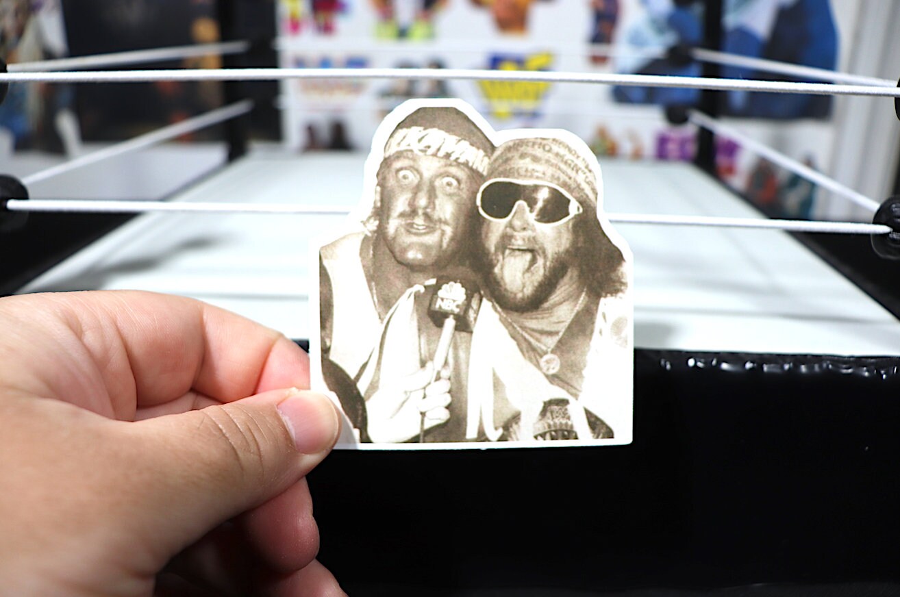 Hulk Hogan & Macho Man Sticker No.5