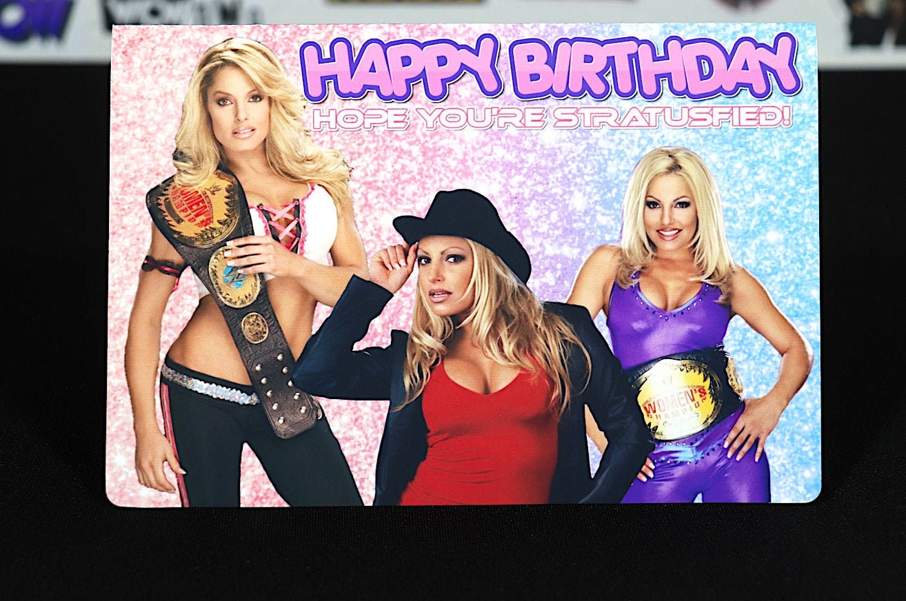 Trish Stratus Happy Birthday Card