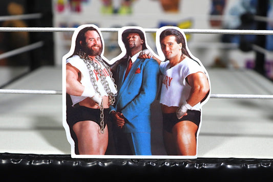 Power and Glory Sticker No.2 [Paul Roma - Hercules Hernandez - Ric Flair - Hulk Hogan - Randy Savage - Ultimate Warrior - Wrestling]