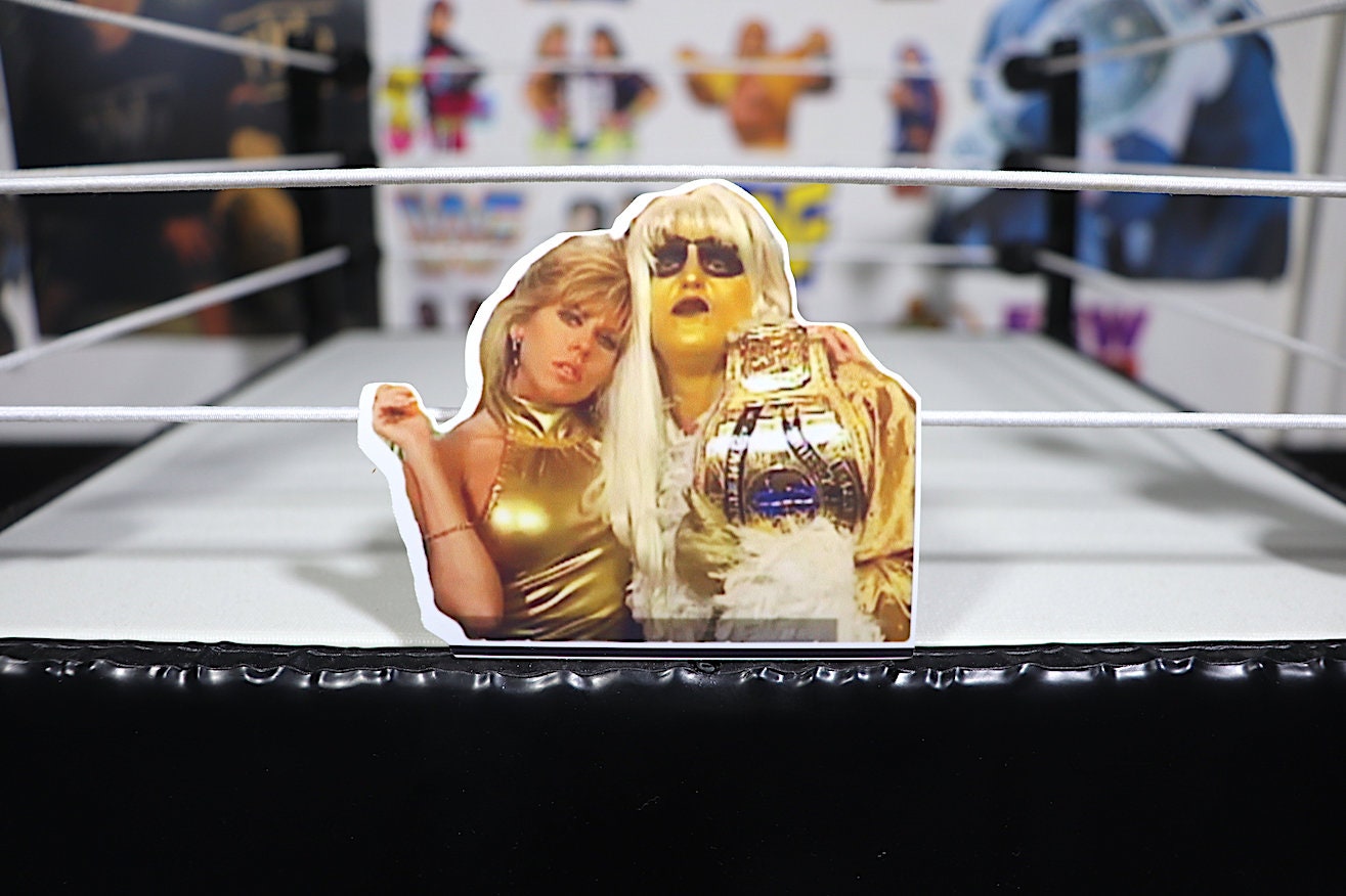 Goldust & Marlena Sticker No.3 [Dustin Rhodes - Dusty Rhodes - Hulk Hogan - Ric Flair - Randy Savage]