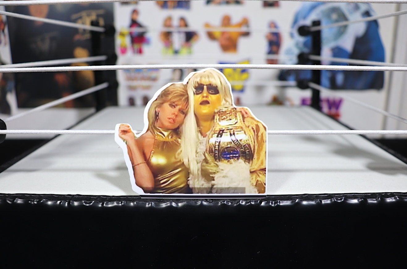 Goldust & Marlena Sticker No.3 [Dustin Rhodes - Dusty Rhodes - Hulk Hogan - Ric Flair - Randy Savage]