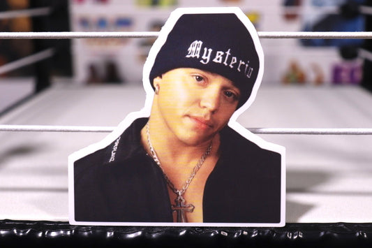 Rey Mysterio Jr Sticker 3 (NJPW, Hulk Hogan, Ric Flair, Randy Savage, Ultimate Warrior, Bret Hart, Chris Jericho, Eddie Guerrero)