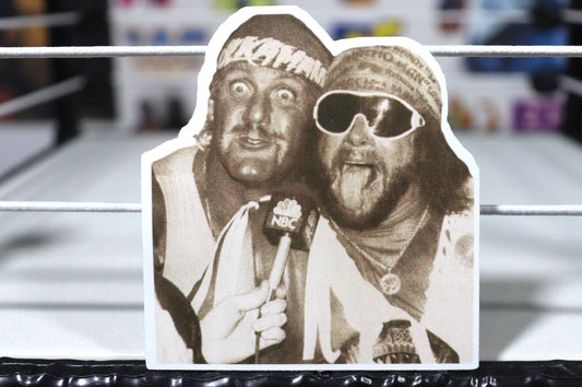 Hulk Hogan & Macho Man Sticker No.5