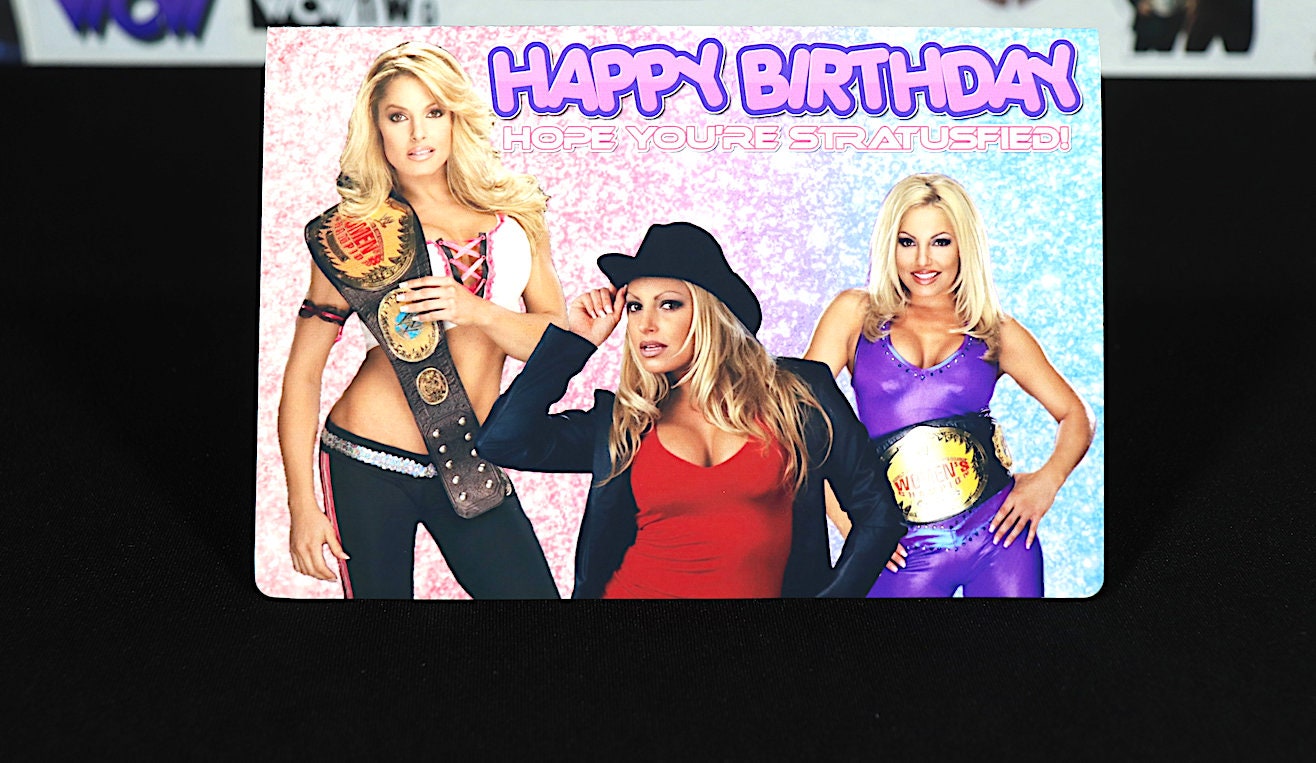 Trish Stratus Happy Birthday Card