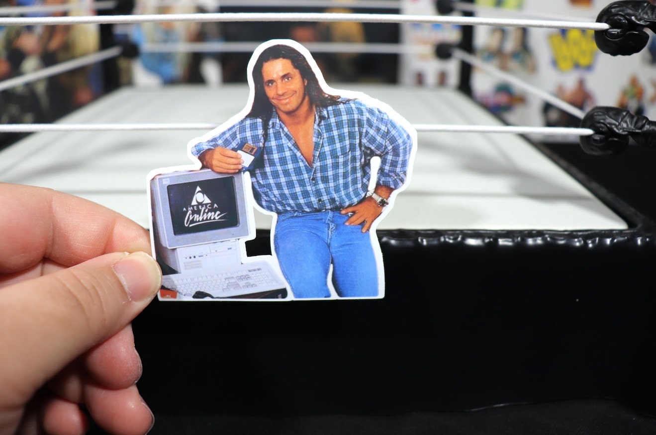 Bret Hart Online Sticker