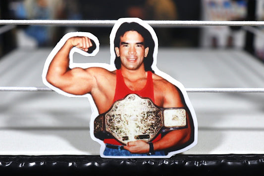 Ricky Steamboat World Champ Sticker No.3 [Hulk Hogan - Ric Flair - Ultimate Warrior - Randy Savage - Vintage - Retro]