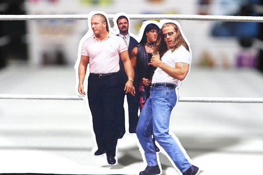 Shawn Michaels, HHH, Rick Rude & Chyn@ Sticker [Vintage - Retro - Wrestling - 90s - Hulk Hogan - Ric Flair - Randy Savage]