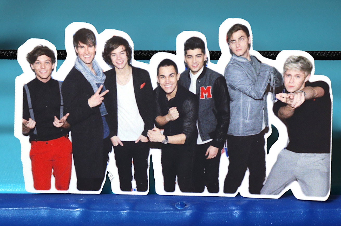 Big Time Rush X One Direction Sticker #2 (BTR, 1D)