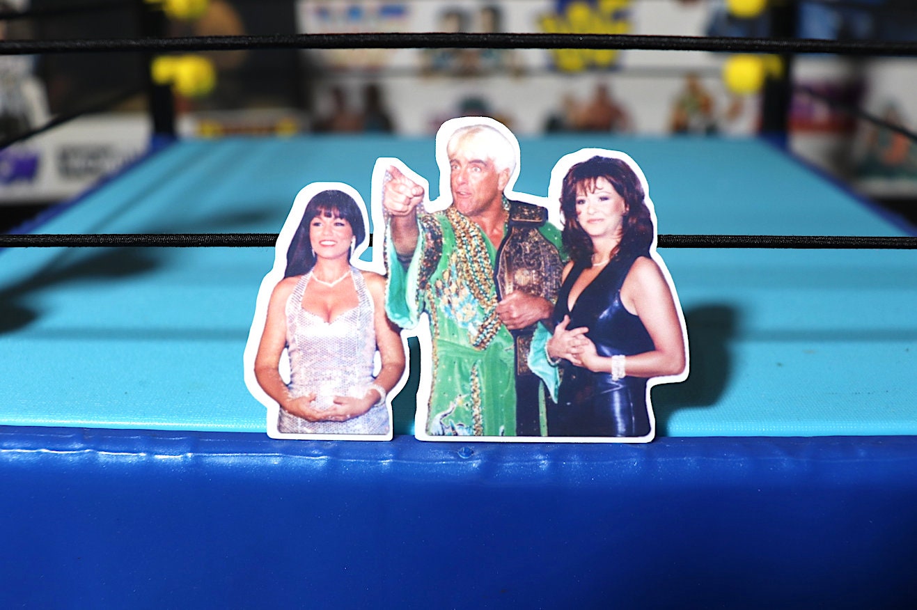 Ric Flair, Elizabeth & Woman Sticker