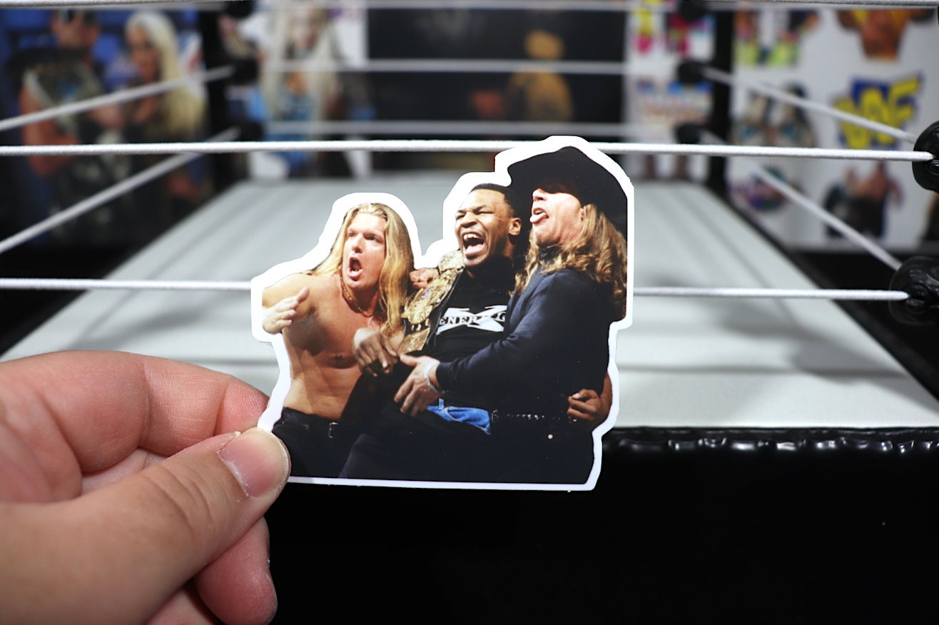 Shawn Michaels, HHH & Tys0n Sticker {Pop Culture - Retro - Vintage - Hulk Hogan - Ric Flair - Randy Savage}