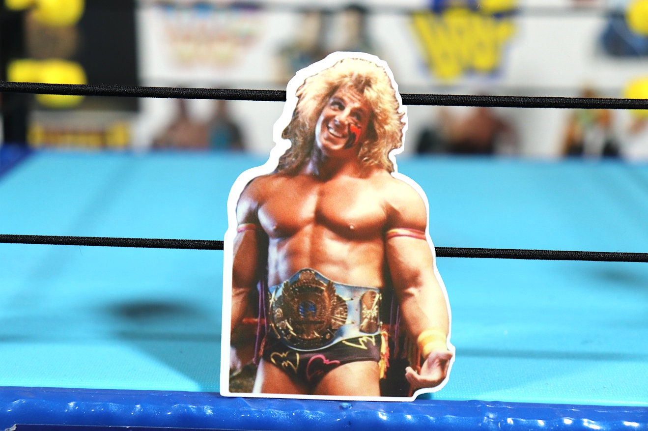 Ultimate Warrior Sticker No.16 [Wrestling - Hulk Hogan - Ric Flair - Randy Savage, Ultimate Warrior, Dusty Rhodes, Road Warriors]