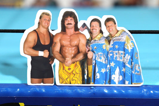 Rick Rude, Curt Hennig & The Rougeau's Sticker