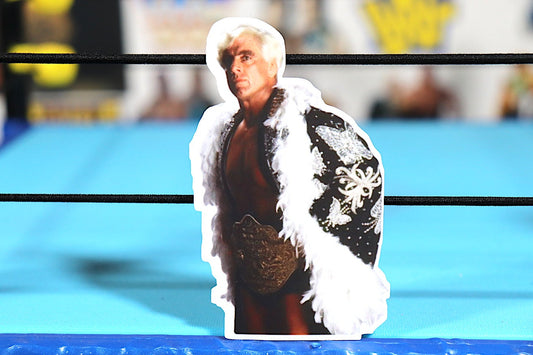 Ric Flair Black with White Sticker