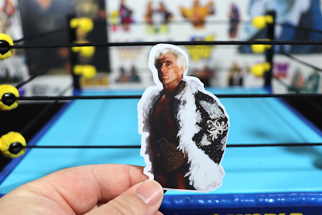 Ric Flair Black with White Sticker