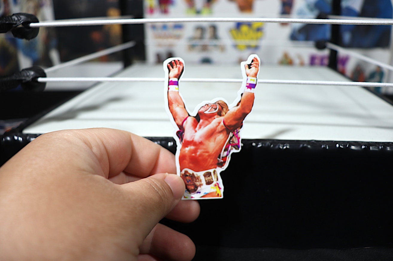 Ultimate Warrior Sticker 13 [Wrestling - Hulk Hogan - Ric Flair - Randy Savage - Dusty Rhodes - Road Warriors]