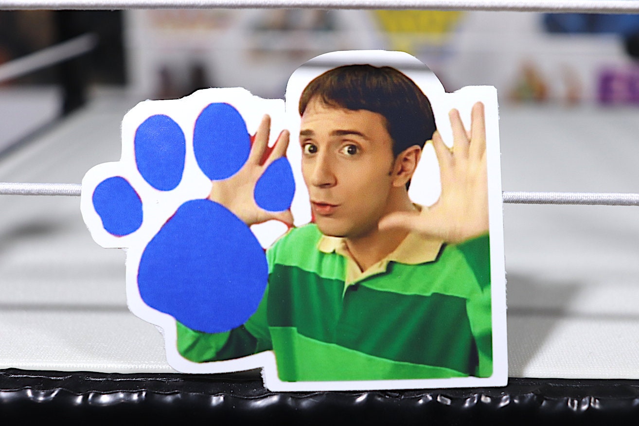 Steve Paw Print Sticker