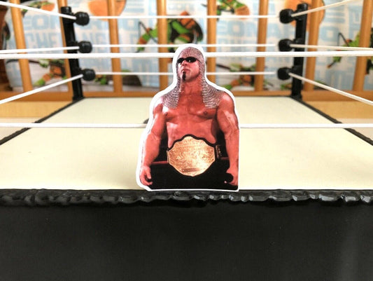 Scott Steiner Sticker 3 (Big Poppa Pump - Rick Steiner - Hulk Hogan - Scott Hall - Kevin Nash - Ric Flair - Randy Savage - NJPW - Wrestling)