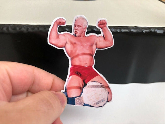 Scott Steiner Sticker 5 (Big Poppa Pump - Rick Steiner - Hulk Hogan - Scott Hall - Kevin Nash - Ric Flair - Randy Savage - NJPW - Wrestling)