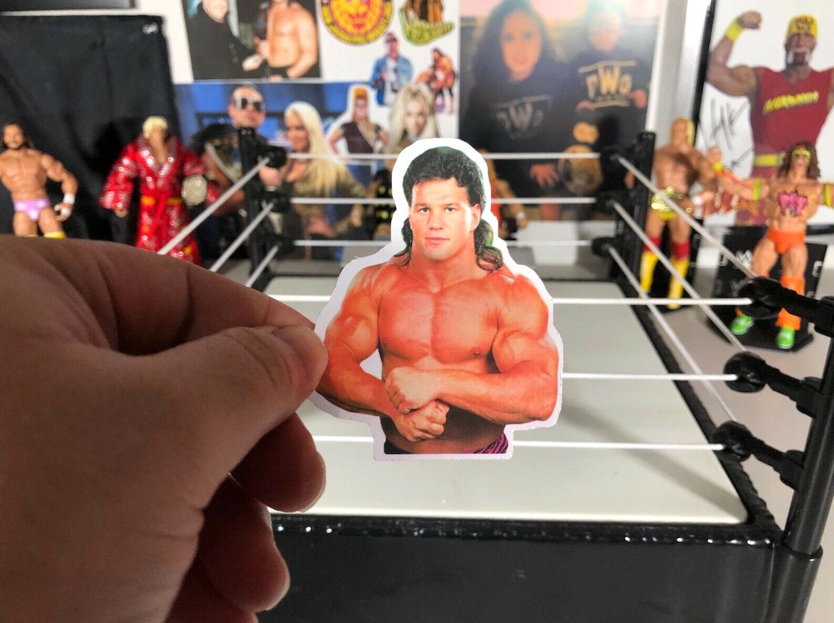 Scott Steiner Sticker 6 (Big Poppa Pump - Rick Steiner - Hulk Hogan - Scott Hall - Kevin Nash - Ric Flair - Randy Savage - NJPW - Wrestling)