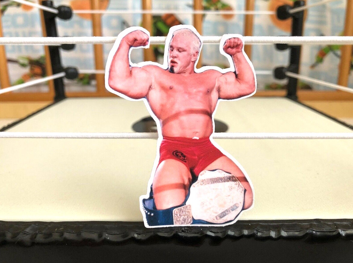 Scott Steiner Sticker 5 (Big Poppa Pump - Rick Steiner - Hulk Hogan - Scott Hall - Kevin Nash - Ric Flair - Randy Savage - NJPW - Wrestling)