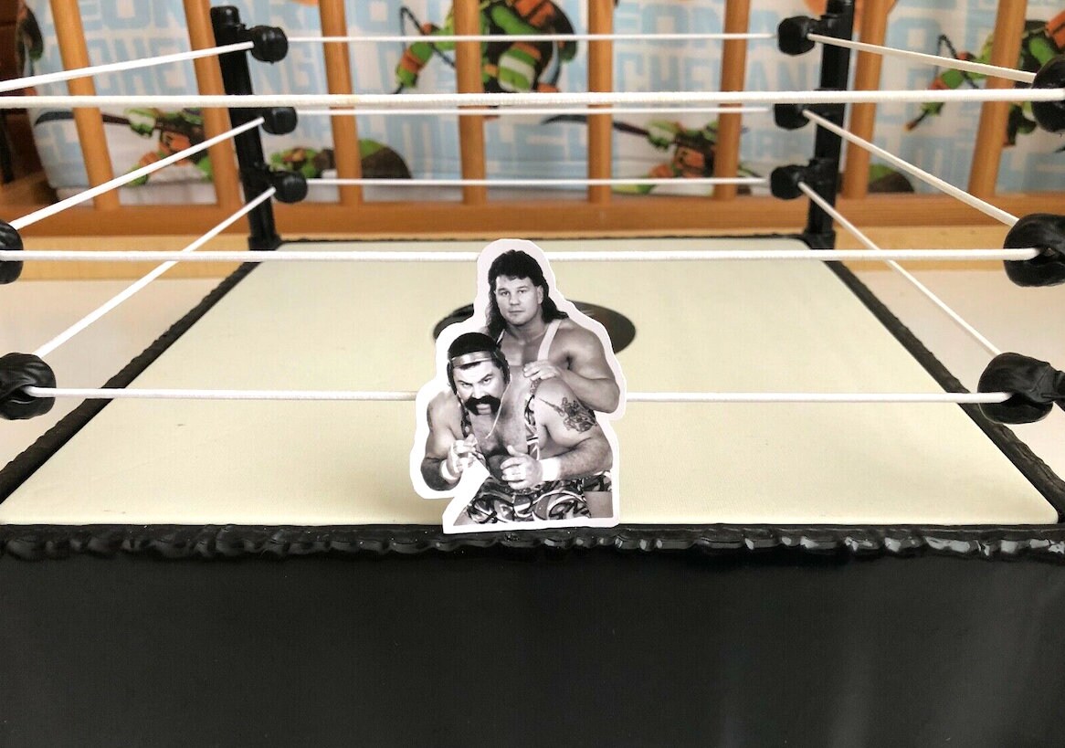 Steiner Brothers Sticker 4 (Scott Steiner - Rick Steiner - Hulk Hogan - Scott Hall - Kevin Nash - Ric Flair - Randy Savage - NJPW)