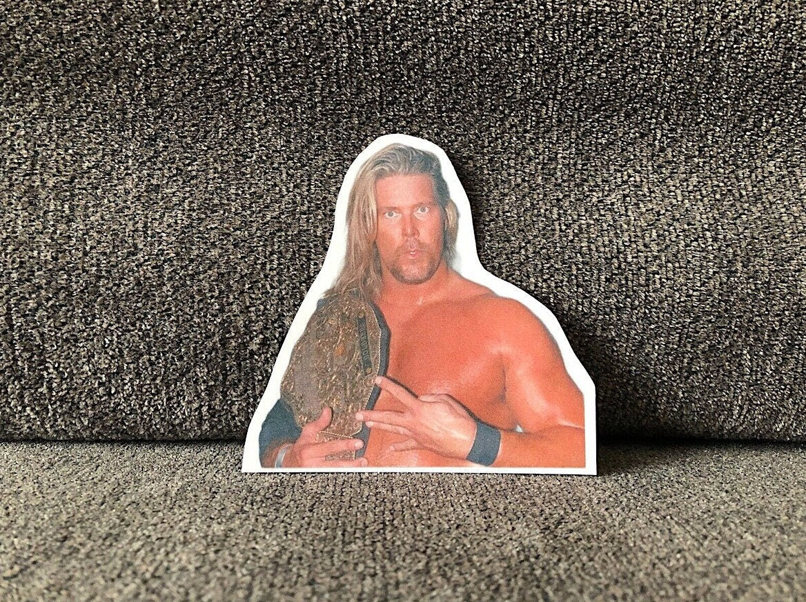 Kevin Nash Sticker No.3 [Scott Hall - Ric Flair -  Hulk Hogan - Randy Savage - Ultimate Warrior - Vintage - Retro - Thrift]