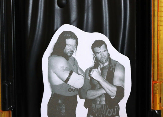 Scott Hall and Kevin Nash Sticker (Hulk Hogan - Ric Flair - Randy Savage - Vintage - Macho Man - Retro)