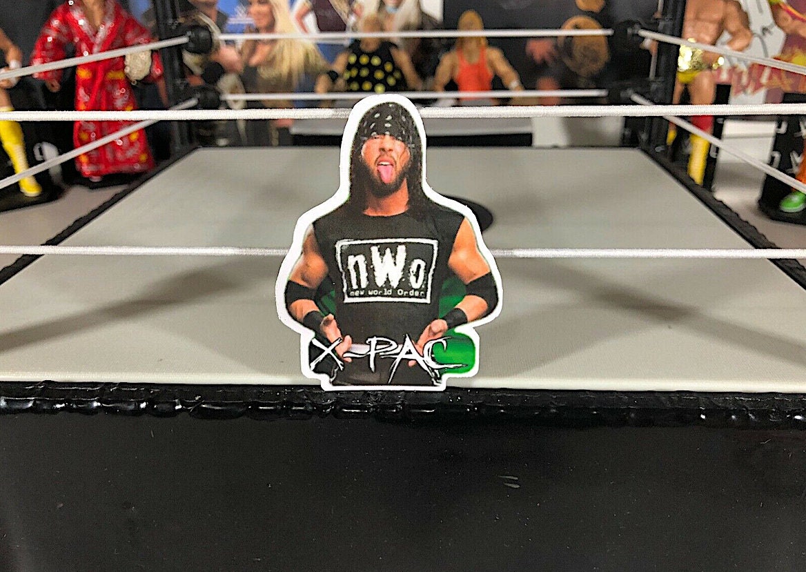 SyxX Pac Sticker (Hulk Hogan - Ric Flair - Randy Savage - Vintage - Macho Man - Retro)