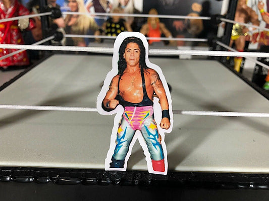 Juventud Guerrera Sticker No.2 [Ric Flair -  Hulk Hogan - Randy Savage - Ultimate Warrior - Pop Culture]