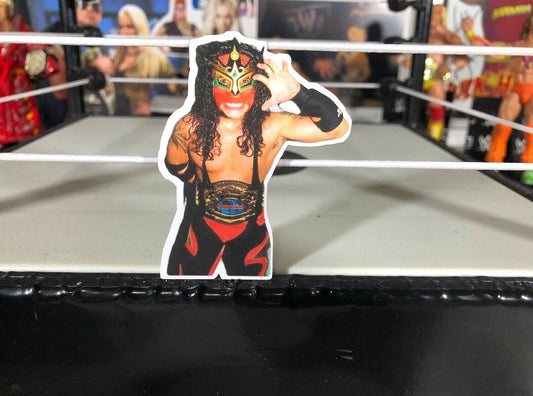 Juventud Guerrera Sticker No.3 [Ric Flair -  Hulk Hogan - Randy Savage - Ultimate Warrior - Pop Culture]