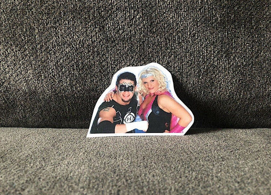 Hurricane & Molly Sticker [Shane Helms - Ric Flair -  Hulk Hogan - Randy Savage - Ultimate Warrior - Pop Culture]