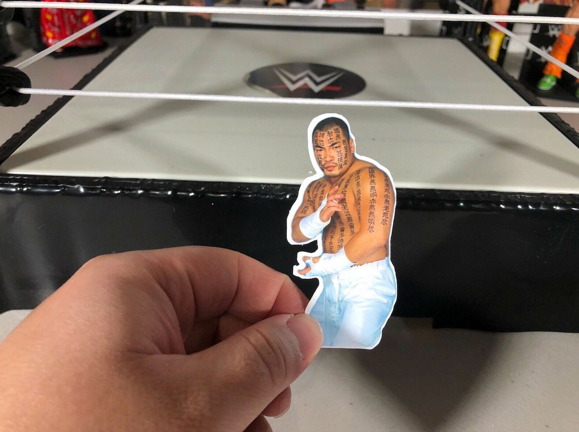 Jinsei Shinzaki Sticker [Japan - FMW - NJPW - AJPW - Bret Hart - Ric Flair -  Hulk Hogan - Randy Savage - Vintage - Retro]