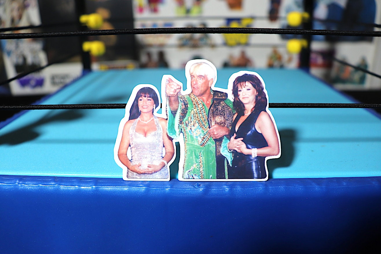 Ric Flair, Elizabeth & Woman Sticker