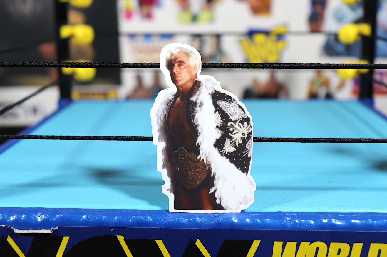 Ric Flair Black with White Sticker